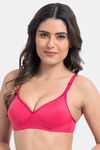 Komli Padded Non-Wired Full Coverage T-Shirt Bra - Dark Pink — thumbnail 4